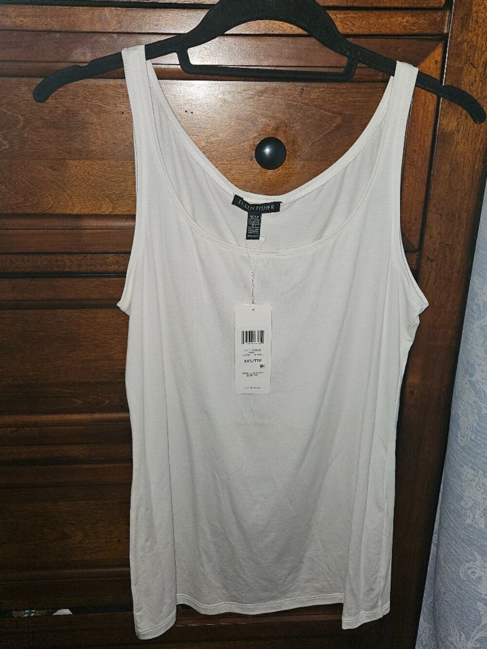 Eileen Fisher NWT White soft Shell Tank - Size XXS (runs larger than that)
